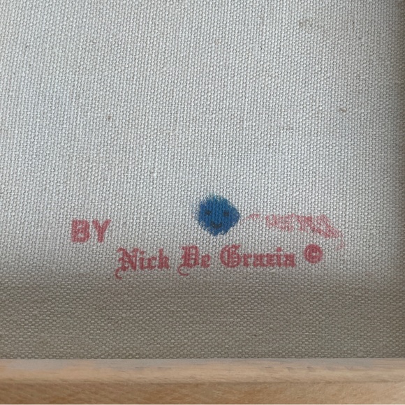 Vintage Nick DeGrazia Original Oil Painting - Picture 10 of 12